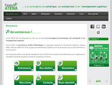 Tablet Screenshot of forumatena.org